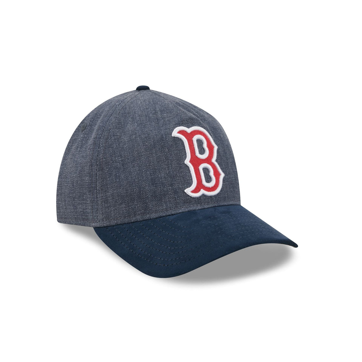 Boston Red Sox Herringbone Team Colors 9TWENTY A-Frame Adjustable Hat