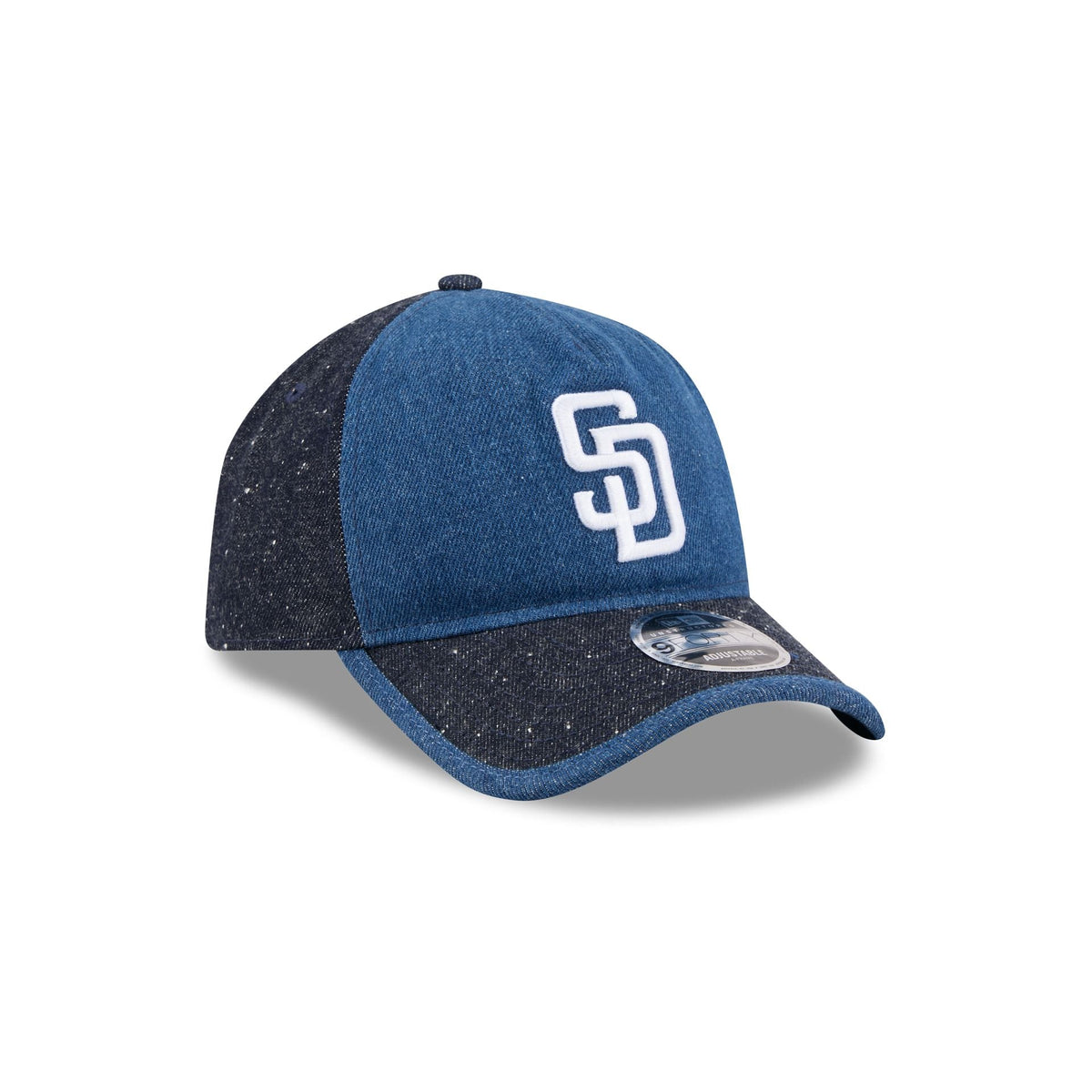 San Diego Padres Multi-Panel Denim 9FORTY A-Frame Unstructured Adjustable Hat