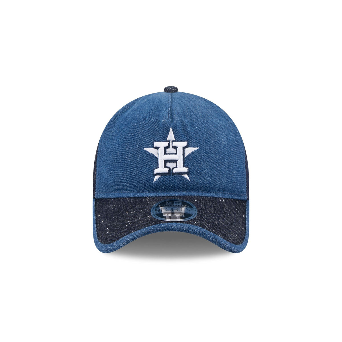 Houston Astros Multi-Panel Denim 9FORTY A-Frame Unstructured Adjustable Hat