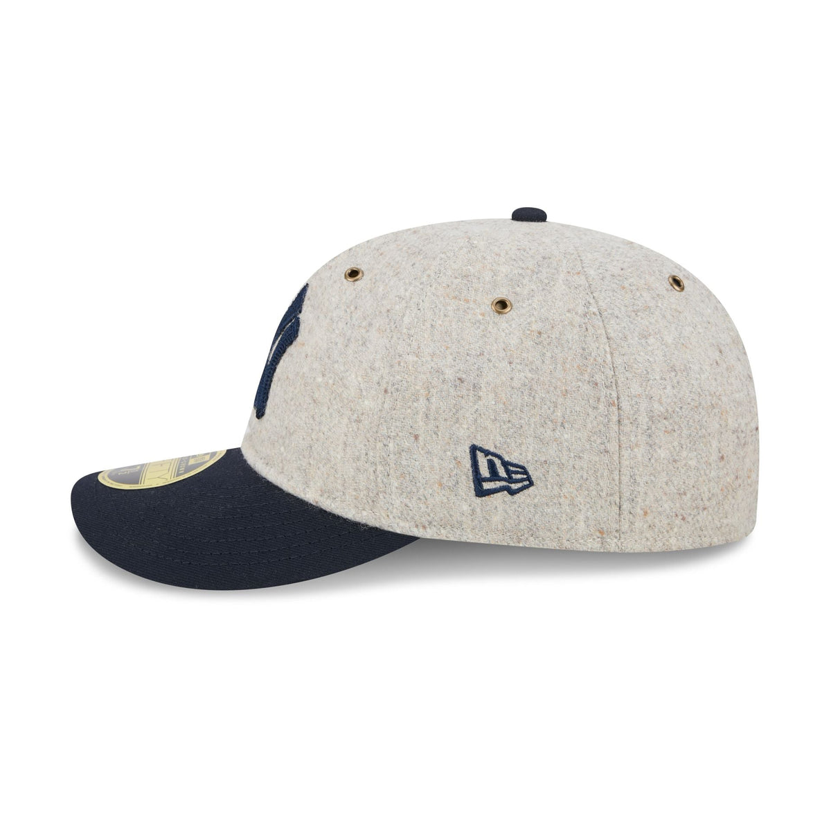 New York Yankees Moon Herringbone Retro Crown 59FIFTY Fitted Hat