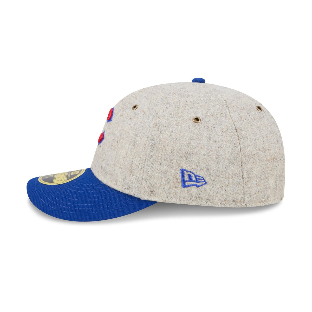 Chicago Cubs Moon Herringbone Retro Crown 59FIFTY Fitted Hat