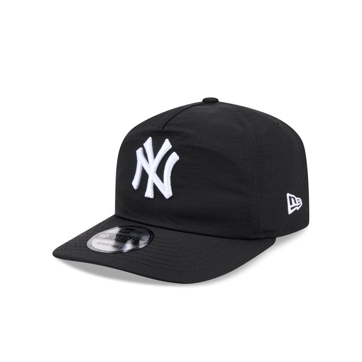 New York Yankees Nylon Black 19TWENTY Adjustable Hat