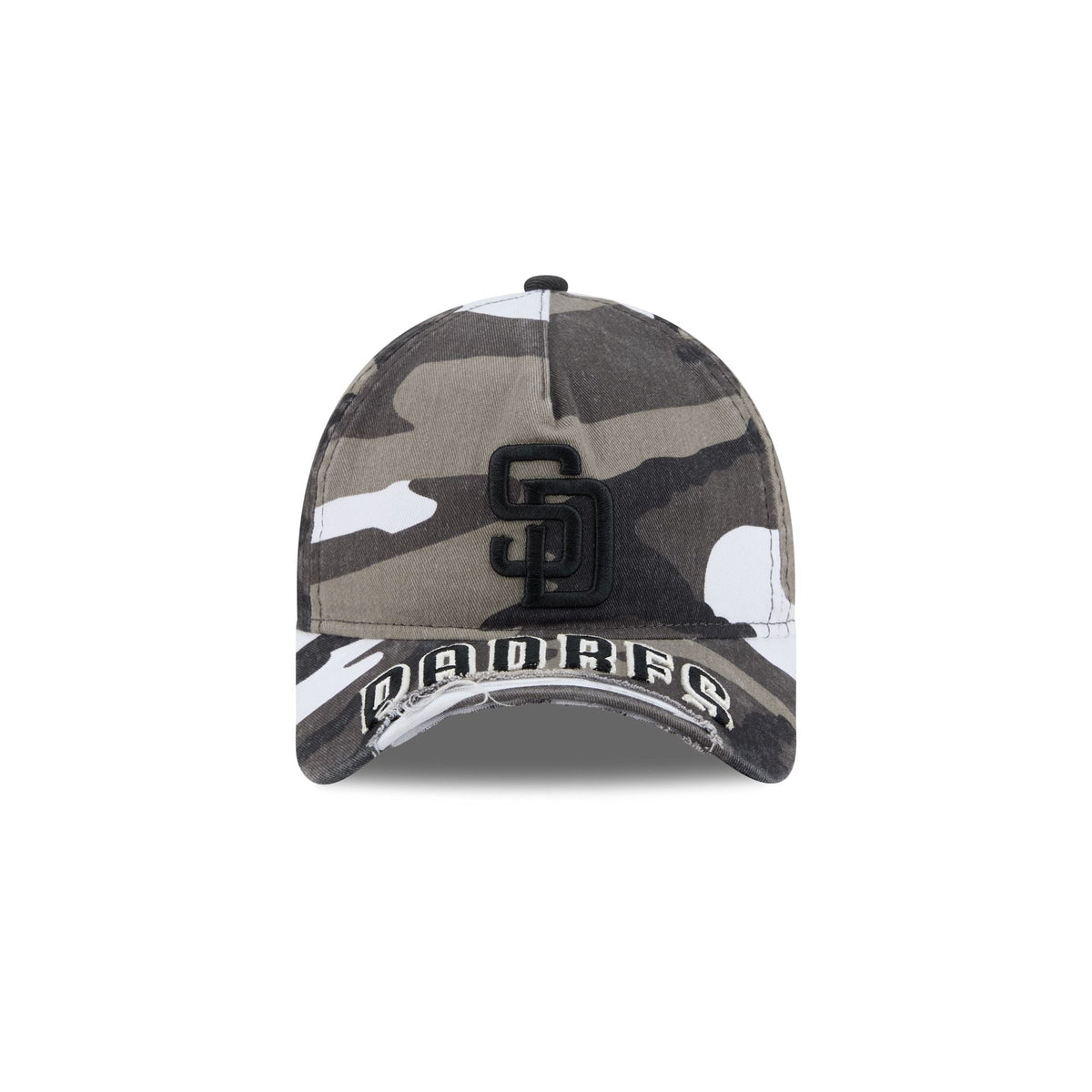 San Diego Padres Washed Camo 9FORTY A-Frame Unstructured Cut-Off Visor Snapback Hat