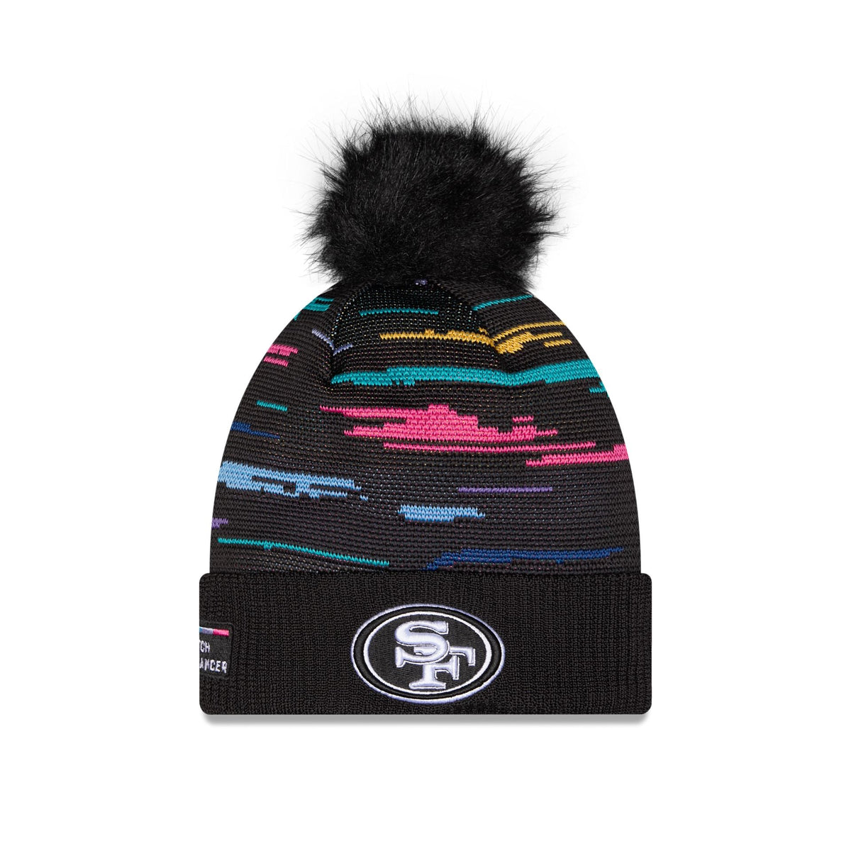San Francisco 49ers 2026 Crucial Catch Women's Pom Knit Hat