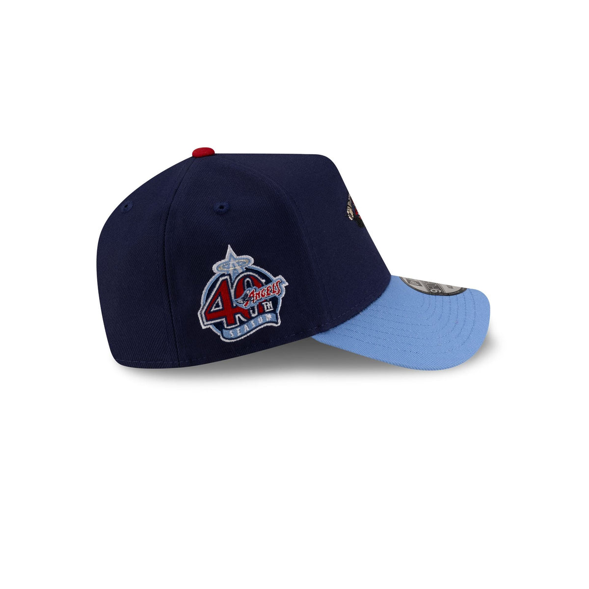 Los Angeles Angels Mascot Light Navy 9FORTY A-Frame Snapback Hat
