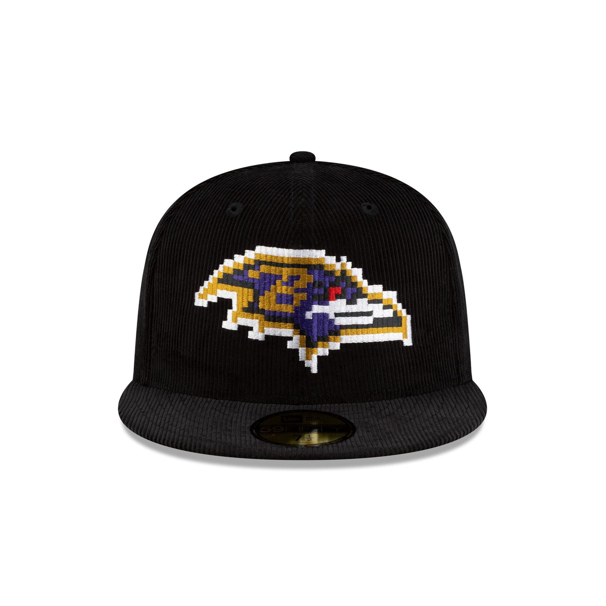 Just Caps NFL Pixelated Baltimore Ravens 59FIFTY Fitted Hat