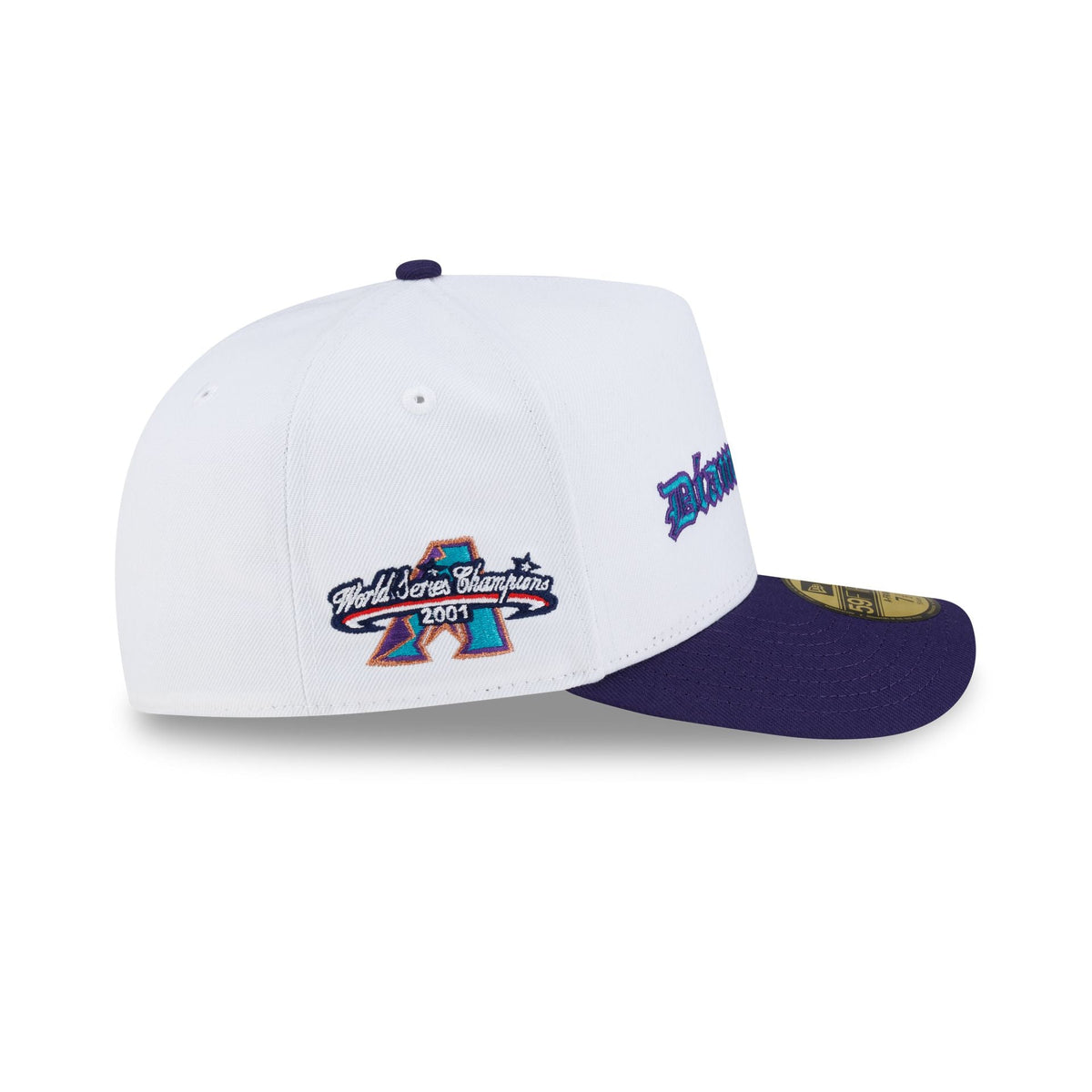 Just Caps Gothic Script Arizona Diamondbacks 59FIFTY A-Frame Fitted Hat