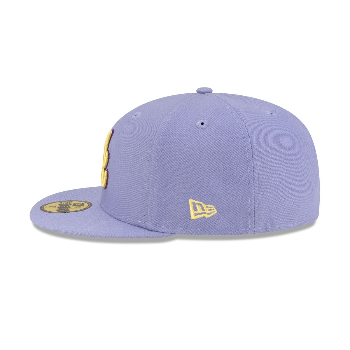 Atlanta Braves Lavender Spring 59FIFTY Fitted Hat