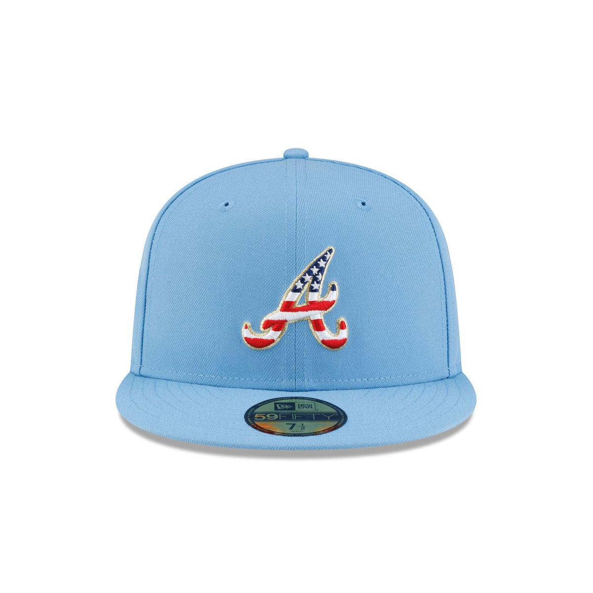 Atlanta Braves Red. White & Blue 59FIFTY Fitted Hat