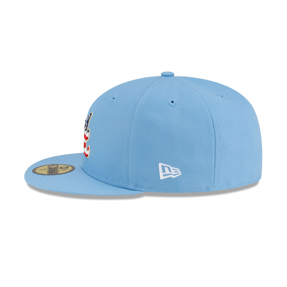 Atlanta Braves Red. White & Blue 59FIFTY Fitted Hat