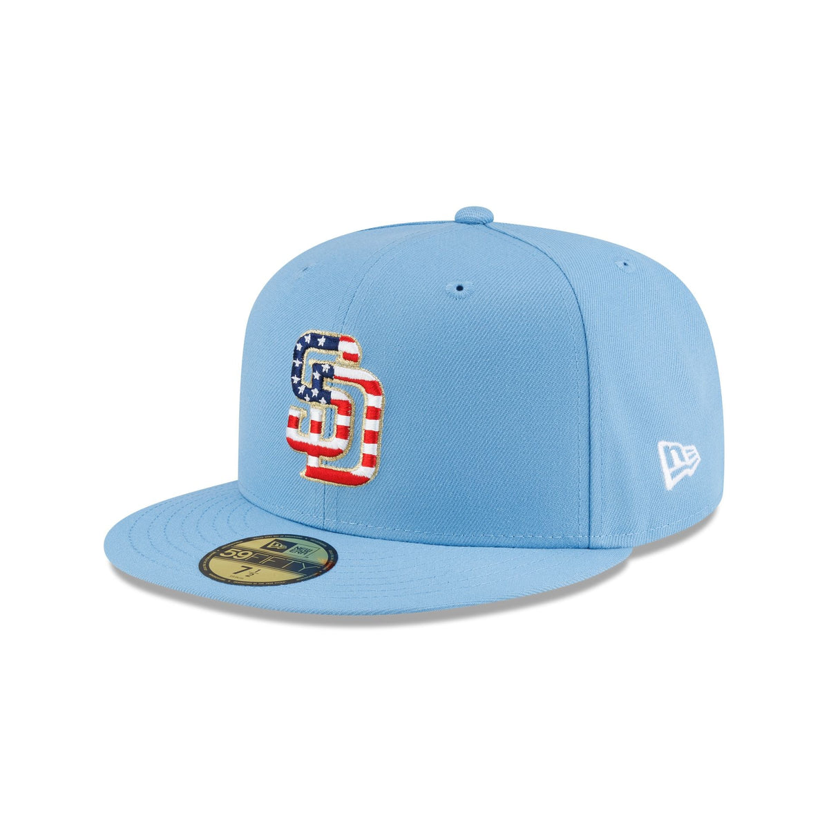 San Diego Padres Red. White & Blue 59FIFTY Fitted Hat