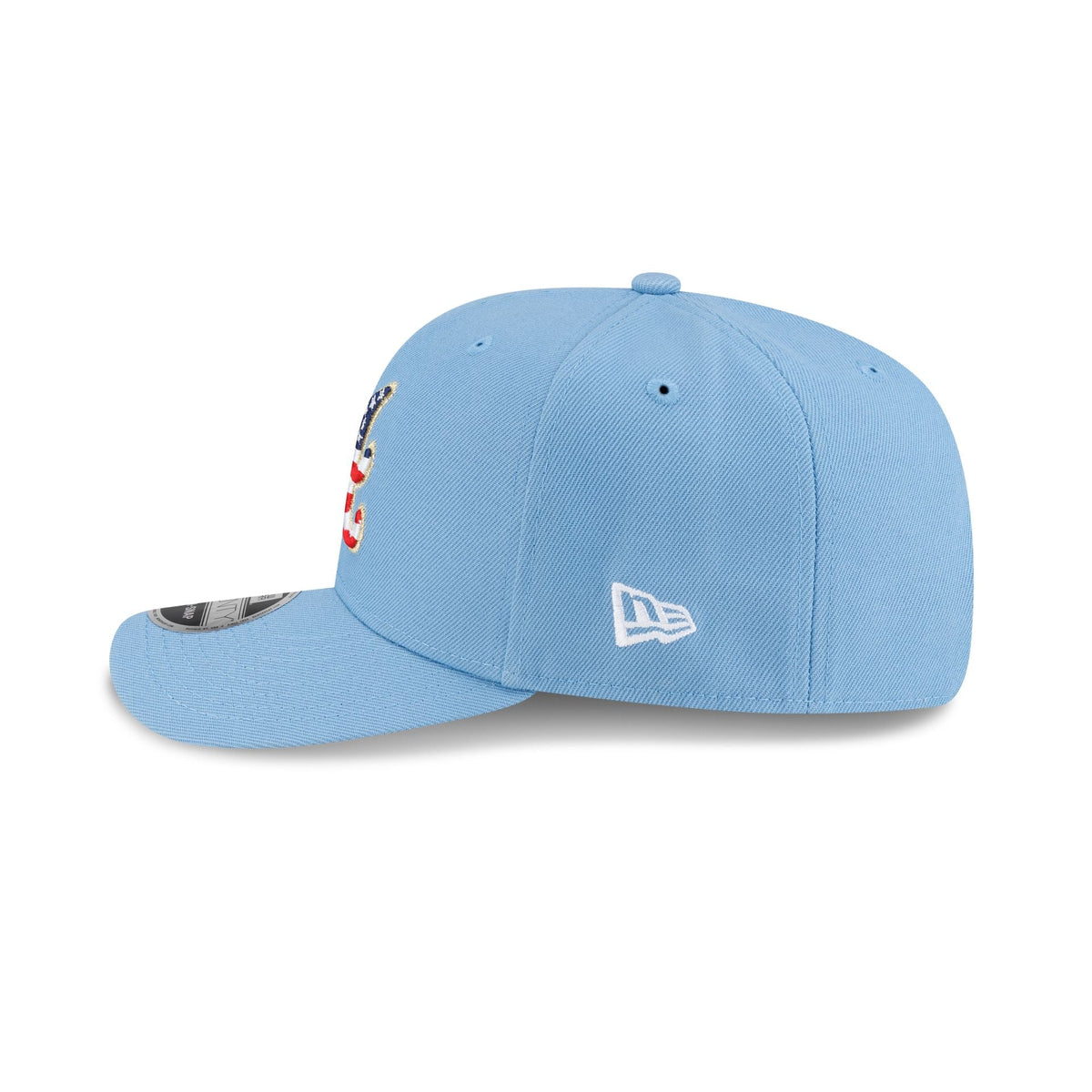 Atlanta Braves Red. White & Blue 9SEVENTY Stretch-Snap Hat