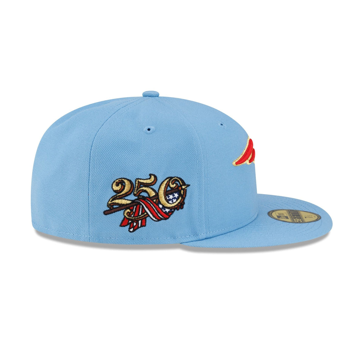 New England Patriots Red. White & Blue 59FIFTY Fitted Hat