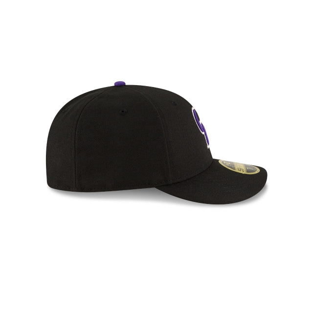 Colorado Rockies Authentic Collection Low Profile 59FIFTY Fitted Hat