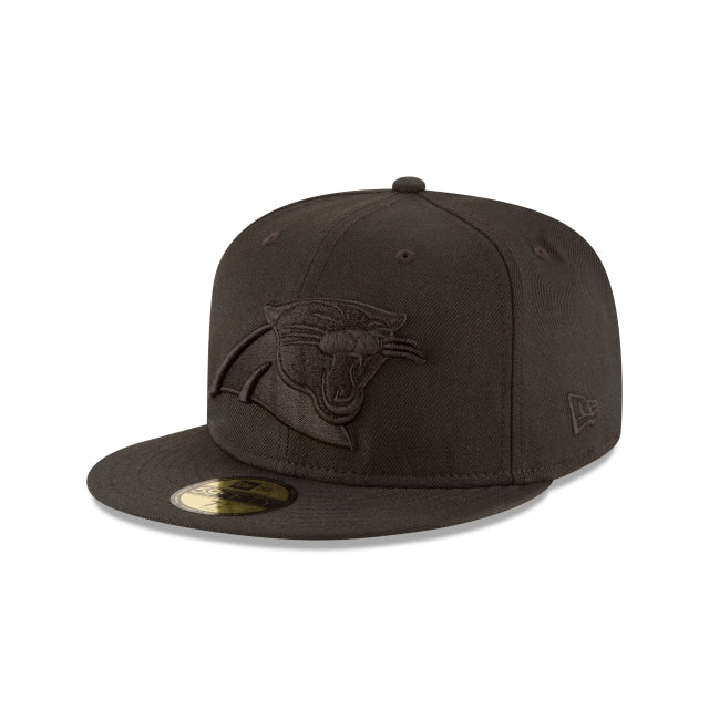 Carolina Panthers Black On Black 59FIFTY Fitted Hat