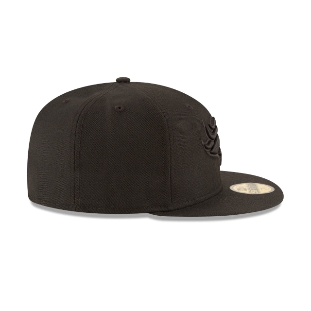 Denver Broncos Black On Black 59FIFTY Fitted Hat