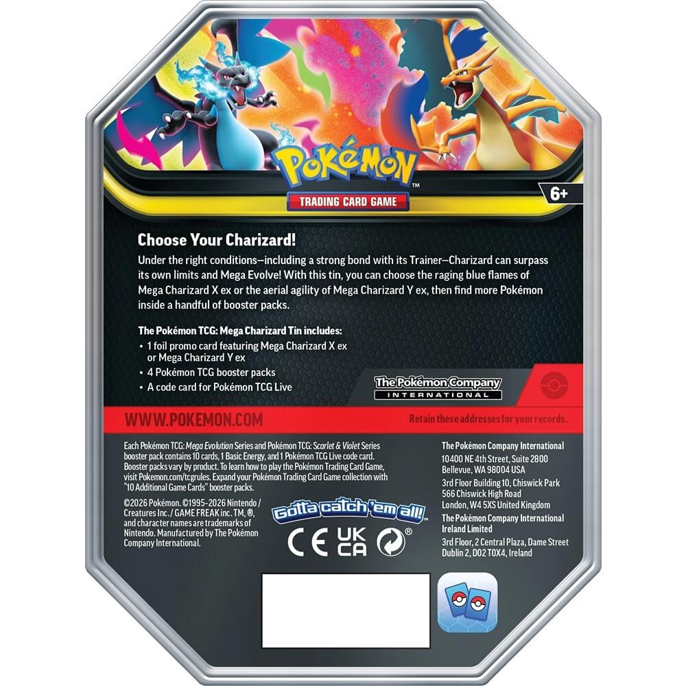 🔥2026 Christmas Gift🎄: Mega Charizard X ex Tin