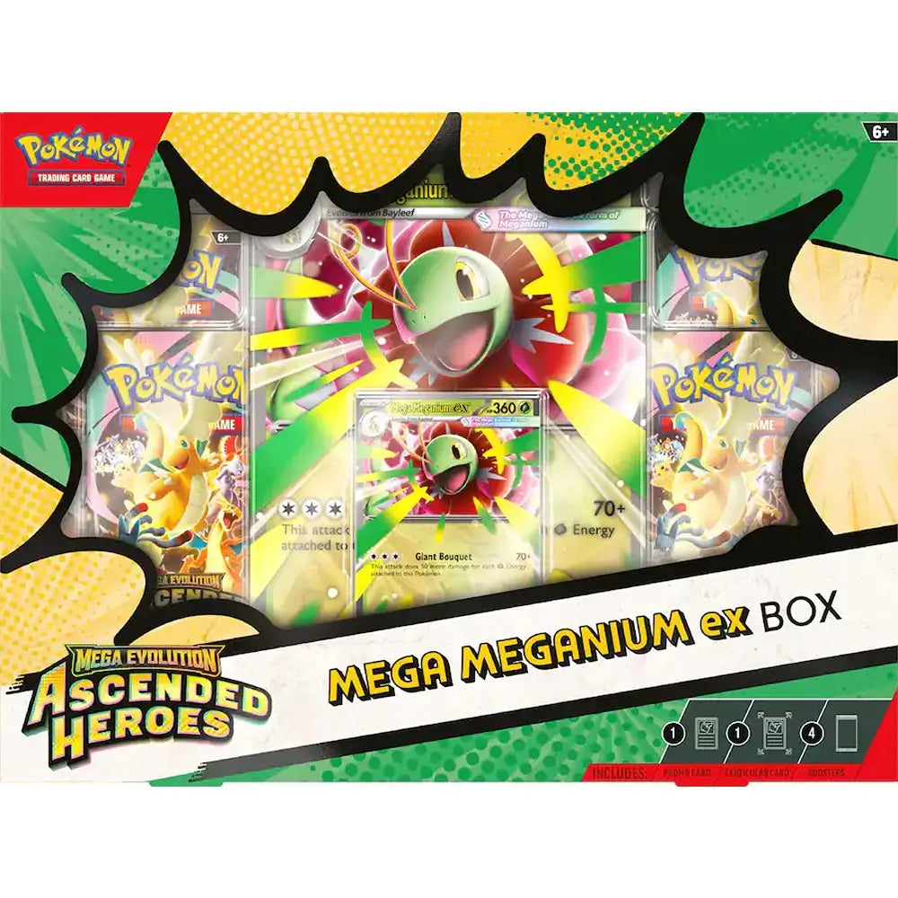 🔥2026 Christmas Gift🎄: Mega Evolution - Ascended Heroes Mega Meganium ex Box