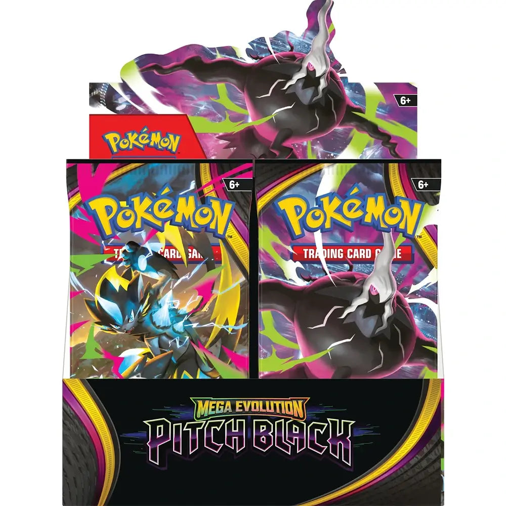 🔥2026 Christmas Gift🎄: Mega Evolution - Pitch Black Booster Box (36 Booster Packs)