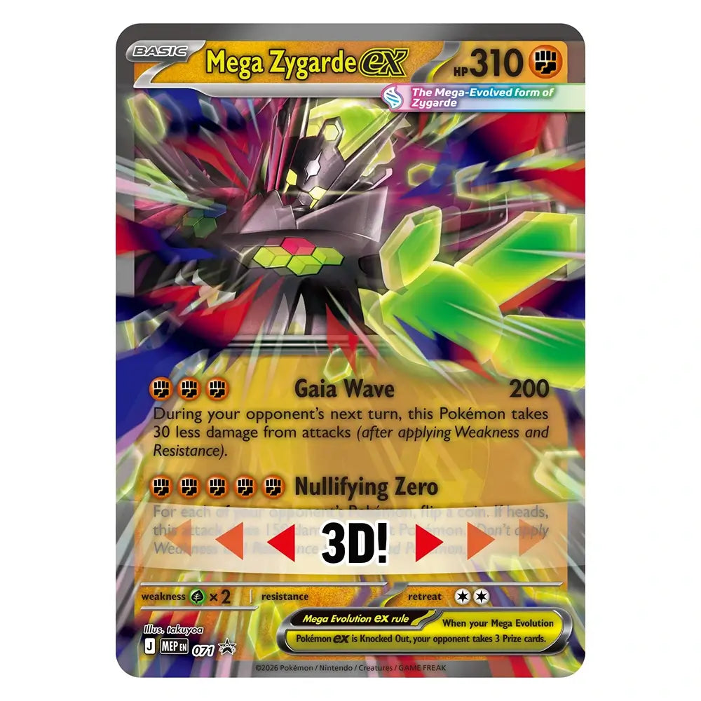 🔥2026 Christmas Gift🎄: Mega Zygarde ex Premium Collection Box