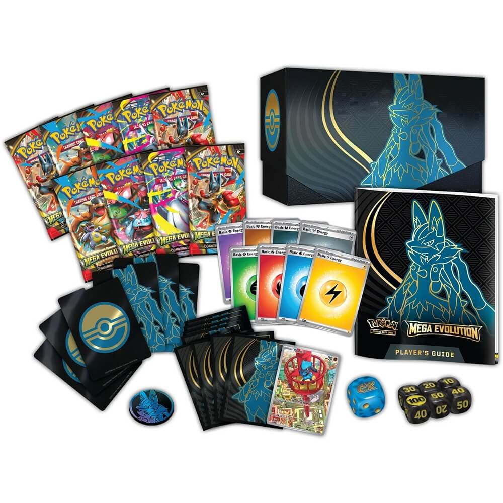 🔥2026 Christmas Gift🎄: Mega Evolution - Elite Trainer Box (ETB) (Mega Lucario)