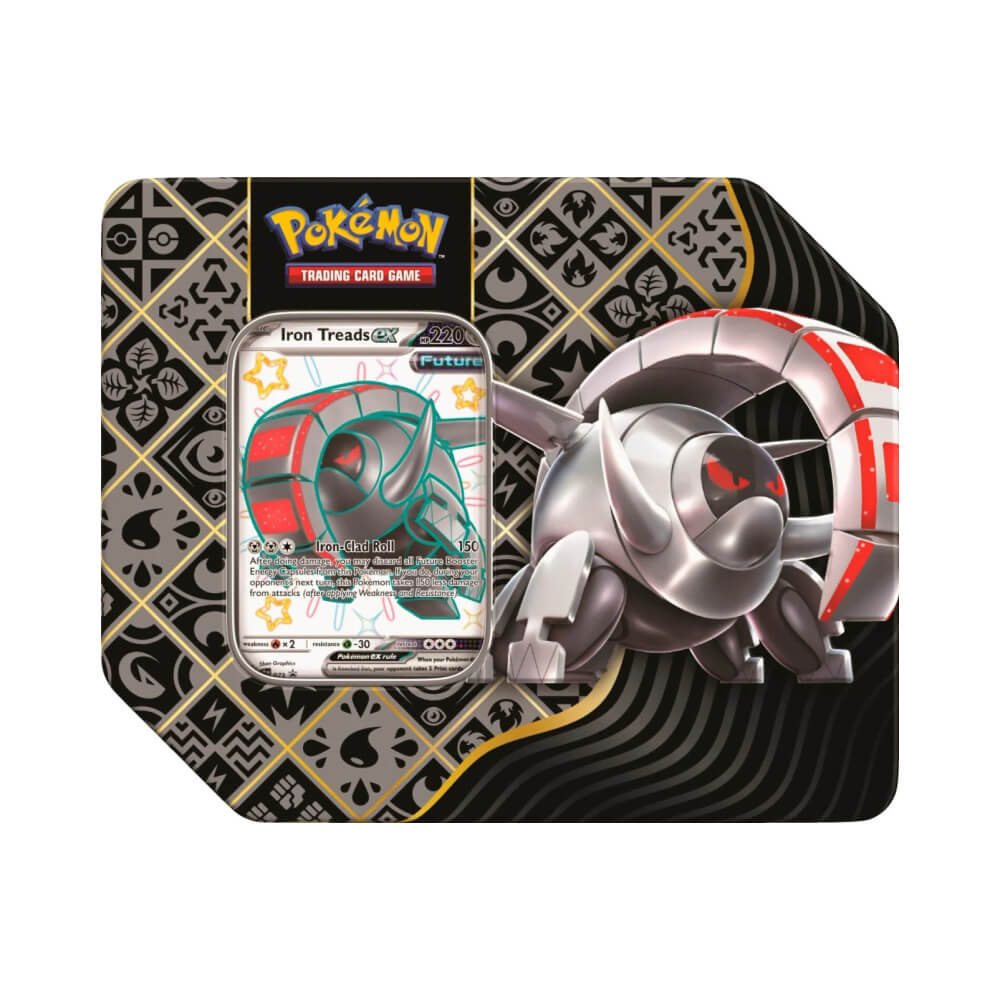 🔥2026 Christmas Gift🎄: Scarlet & Violet - Paldean Fates Tin (Iron Treads ex)