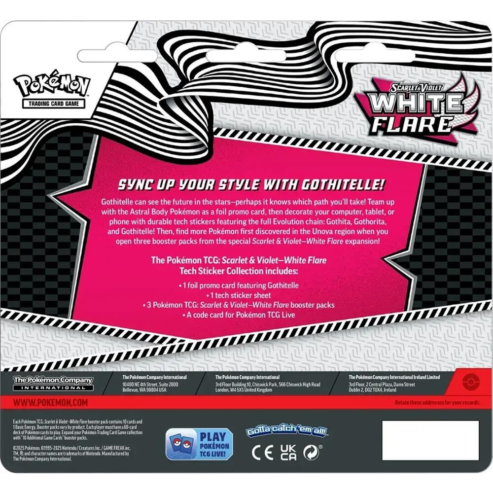 🔥2026 Christmas Gift🎄: Scarlet & Violet - White Flare Tech Sticker Collection