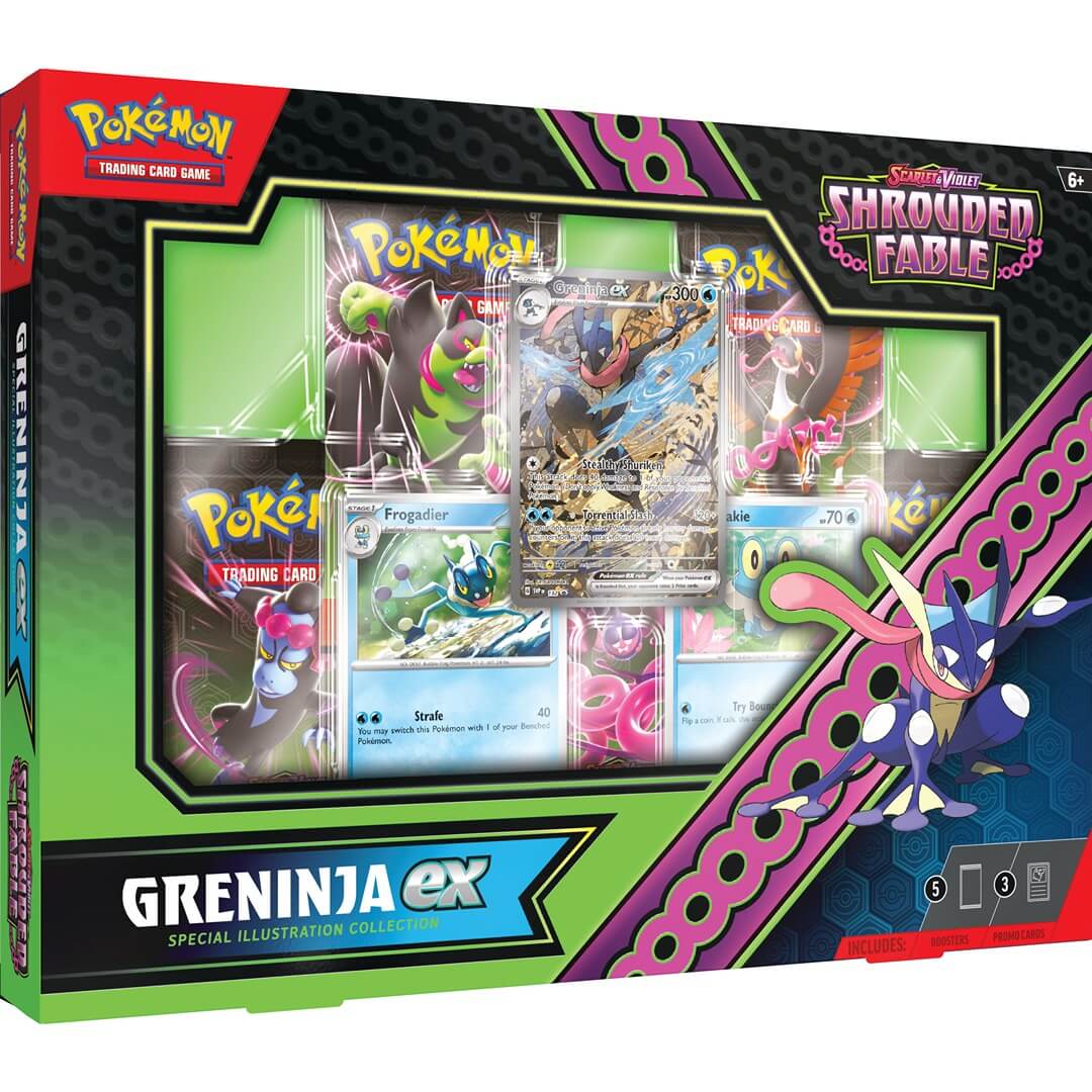🔥2026 Christmas Gift🎄: Scarlet & Violet—Shrouded Fable Greninja ex Special Illustration Collection Box