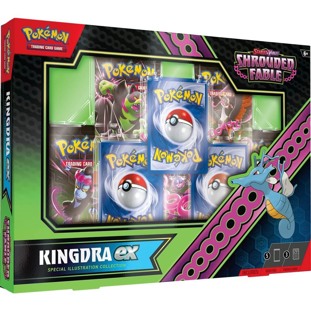 🔥2026 Christmas Gift🎄: Scarlet & Violet—Shrouded Fable Kingdra ex Special Illustration Collection Box