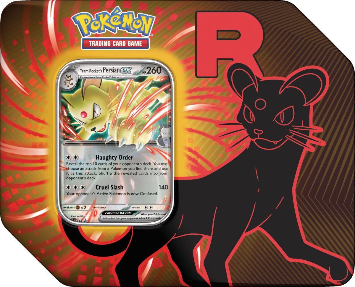 🔥2026 Christmas Gift🎄: Team Rocket Tin (Persian ex)